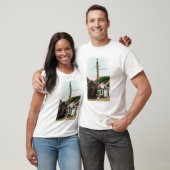 Uitzicht van de Raven Totempole Wrangell, AK T-shirt (Unisex)