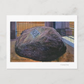 Uitzicht van de Real Plymouth Rock Briefkaart (Voorkant)