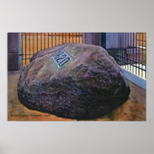 Uitzicht van de Real Plymouth Rock Poster (Voorkant)