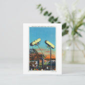 Uitzicht van de regel van de lijn van de lijn van  briefkaart (Staand voorkant)