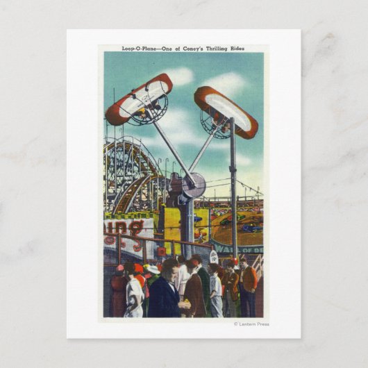 Uitzicht van de regel van de lijn van de lijn van  briefkaart (Voorkant)