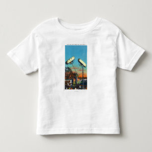 Uitzicht van de regel van de lijn van de lijn van kinder shirts