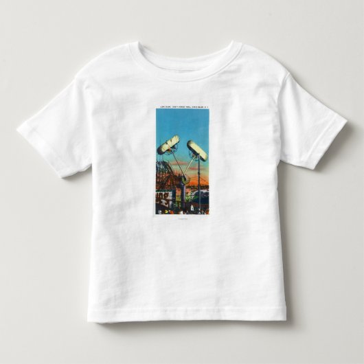 Uitzicht van de regel van de lijn van de lijn van kinder shirts (Voorkant)