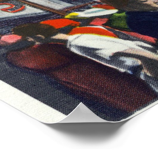 Uitzicht van de regel van de lijn van de lijn van poster (Hoek)