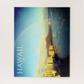 uitzicht van de regenboog van hawaï legpuzzel (Verticaal)