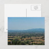 Uitzicht van de regio Umbrië - Briefkaart (Voorkant / Achterkant)