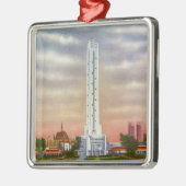 Uitzicht van de reuzenthermometer van Texaco Metalen Ornament (Links)