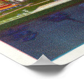 Uitzicht van de reuzenthermometer van Texaco Poster (Hoek)