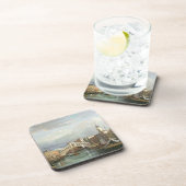 Uitzicht van de Rialto-brug in Venetië Onderzetter (Rechterzijde)