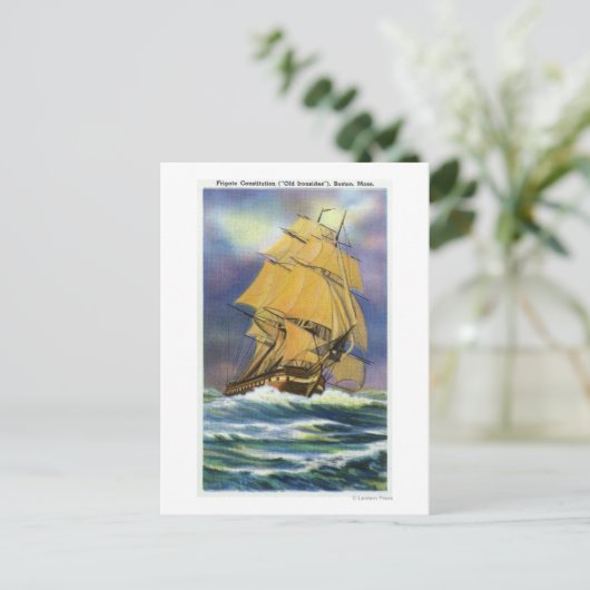 Uitzicht van de rigide grondwet, Oude ijronden Briefkaart (Staand voorkant)