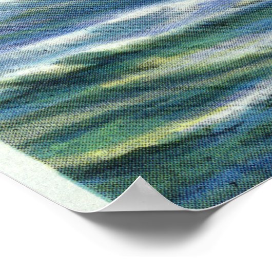 Uitzicht van de rigide grondwet, Oude ijronden Poster (Hoek)