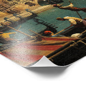 Uitzicht van de Riva degli Schiavoni Venetië Foto Afdruk (Hoek)