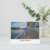 Uitzicht van de Riverwalk bij Tampa Florida Feestdagenkaart (Staand voorkant)