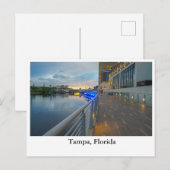 Uitzicht van de Riverwalk bij Tampa Florida Feestdagenkaart (Voorkant / Achterkant)