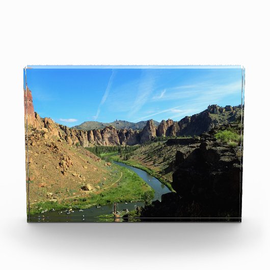 Uitzicht van de rivier de Crooked, OF Fotoblokken (Voorkant)