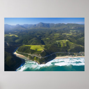 Uitzicht van de rivier de Keurbooms, tuinroute Poster