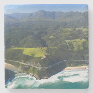 Uitzicht van de rivier de Keurbooms, tuinroute Stenen Onderzetter