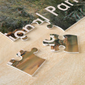 Uitzicht van de rivier de Maagd 1 Jigzaag Puzzle Legpuzzel (Zijkant)