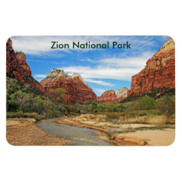 Uitzicht van de rivier de Maagd 2 Magneet