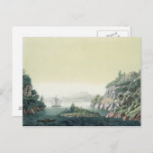 Uitzicht van de rivier de Potomac nabij de berg Ve Briefkaart (Voorkant / Achterkant)