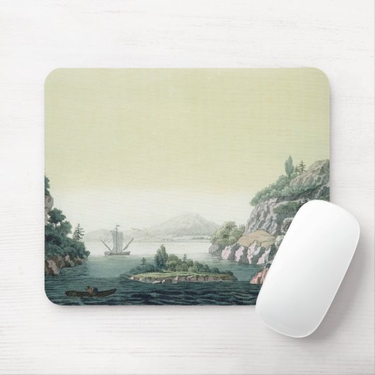 Uitzicht van de rivier de Potomac nabij de berg Ve Muismat (Met muis)