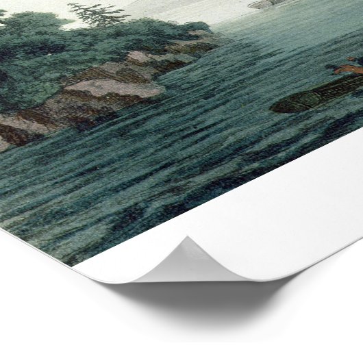 Uitzicht van de rivier de Potomac nabij de berg Ve Poster (Hoek)