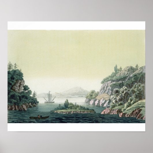 Uitzicht van de rivier de Potomac nabij de berg Ve Poster (Voorkant)