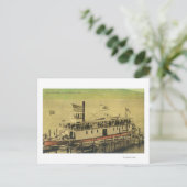 Uitzicht van de rivierbreedte Klondike Briefkaart (Staand voorkant)