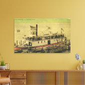 Uitzicht van de rivierbreedte Klondike Canvas Afdruk (Insitu (Woonkamer))