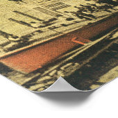 Uitzicht van de rivierbreedte Klondike Poster (Hoek)