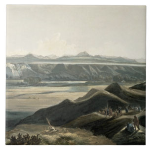 Uitzicht van de Rocky Mountains, bord 44 van Volum Tegeltje