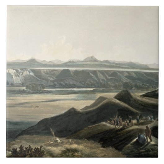 Uitzicht van de Rocky Mountains, bord 44 van Volum Tegeltje (Voorkant)