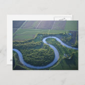 Uitzicht van de Rode Rivier in het noorden Briefkaart (Voorkant / Achterkant)