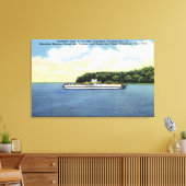 Uitzicht van de Roosevelt Ferry Canvas Afdruk (Insitu (Woonkamer))