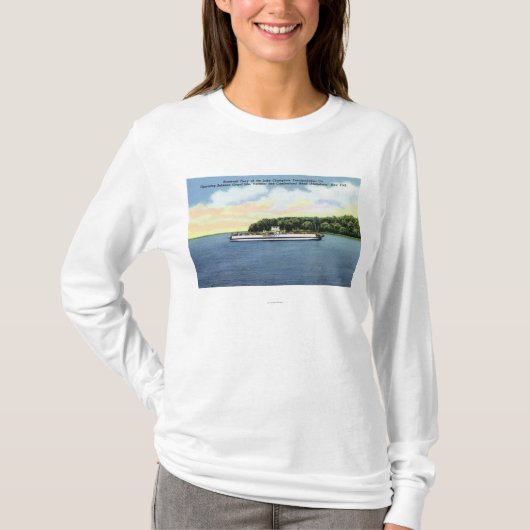 Uitzicht van de Roosevelt Ferry T-shirt (Voorkant)
