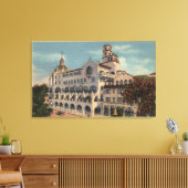 Uitzicht van de Rotunda Wing bij de missie in Canvas Afdruk (Insitu (Woonkamer))