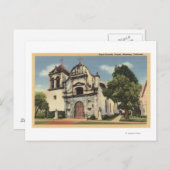 Uitzicht van de Royal Presidio Chapel Briefkaart (Voorkant / Achterkant)