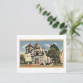 Uitzicht van de Royal Presidio Chapel Briefkaart (Staand voorkant)