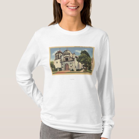 Uitzicht van de Royal Presidio Chapel T-shirt (Voorkant)