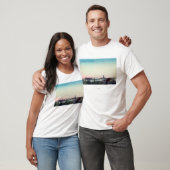 Uitzicht van de rubberwerken van de kamers t-shirt (Unisex)
