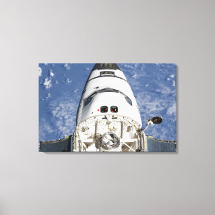 Uitzicht van de ruimteluchthut van Endeavor Canvas Afdruk