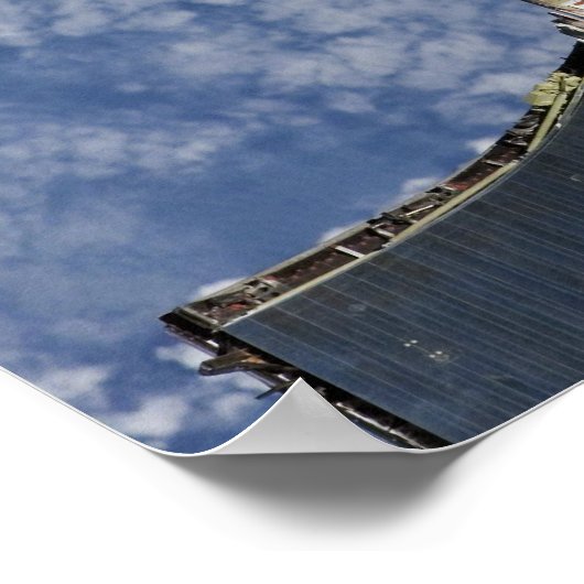 Uitzicht van de ruimteluchthut van Endeavor Poster (Hoek)