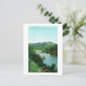 Uitzicht van de Russische rivier in het Roos van C Briefkaart (Staand voorkant)