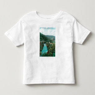 Uitzicht van de Sacramento-rivier de Canyon op SP Kinder Shirts