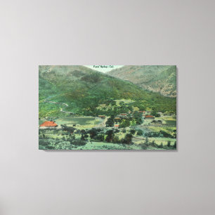 Uitzicht van de Sacramento-vallei Canvas Afdruk