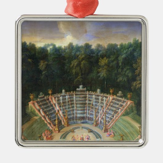 Uitzicht van de Salle de Bal Metalen Ornament (Voorkant)