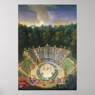 Uitzicht van de Salle de Bal Poster