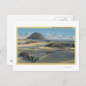 Uitzicht van de Sand Dunes naast de kust Briefkaart (Voorkant / Achterkant)