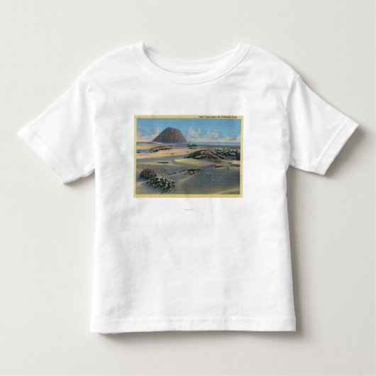 Uitzicht van de Sand Dunes naast de kust Kinder Shirts (Voorkant)