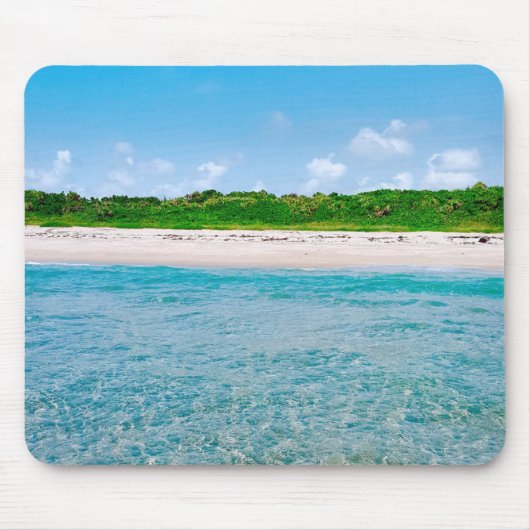 Uitzicht van de Sandbar Mousepad Muismat (Voorkant)